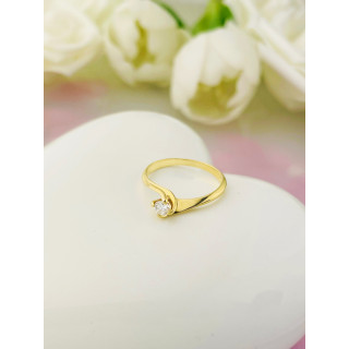 Verlobungsring mit Diamant Gold 585er 14KT