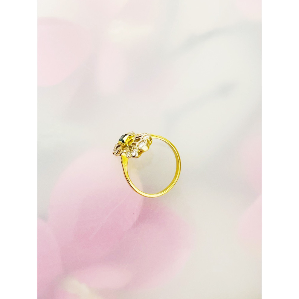 Verlobungsring mit Diamant Gold 585er 14KT