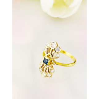 Verlobungsring mit Diamant Gold 585er 14KT