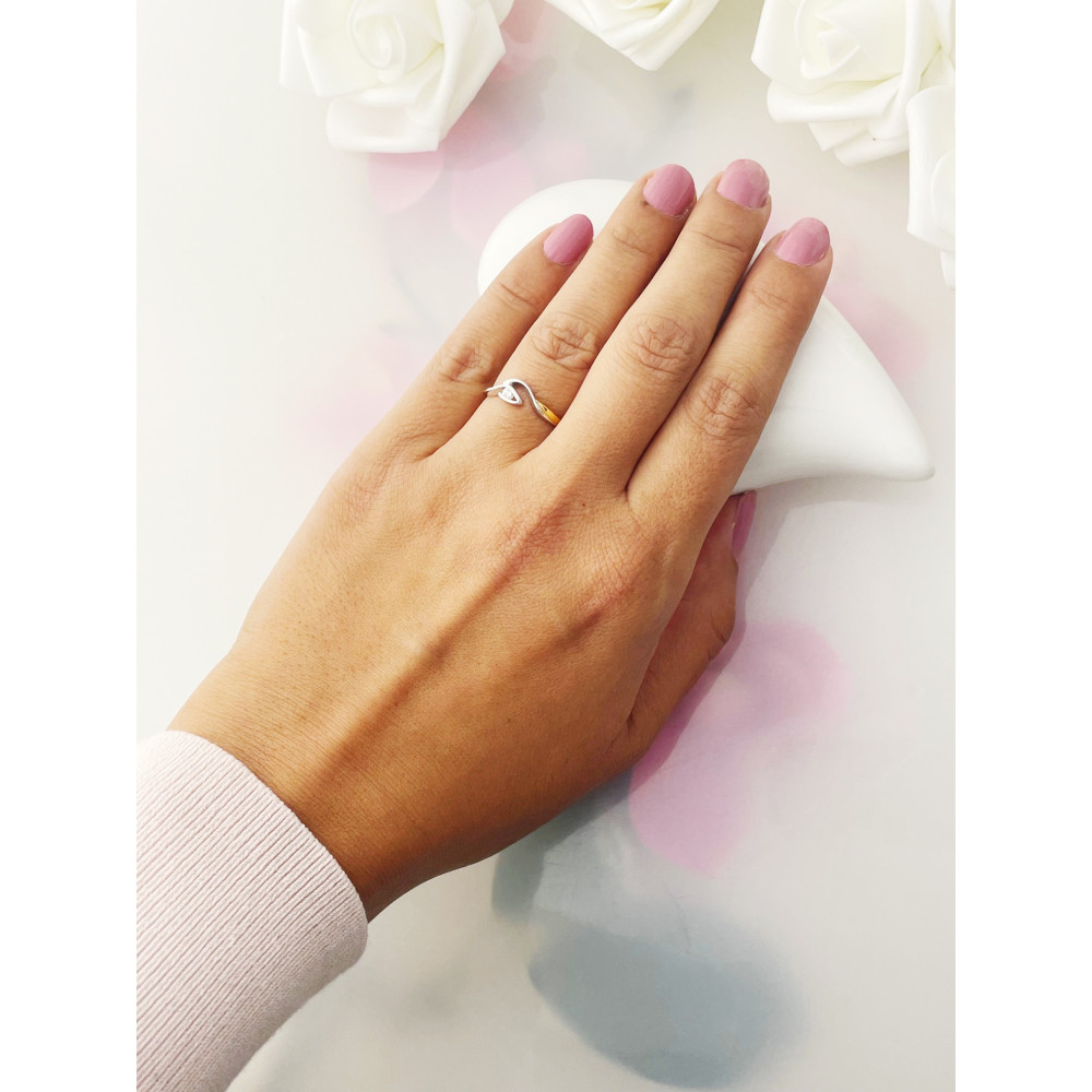 Verlobungsring mit Diamant Gold 585er 14KT