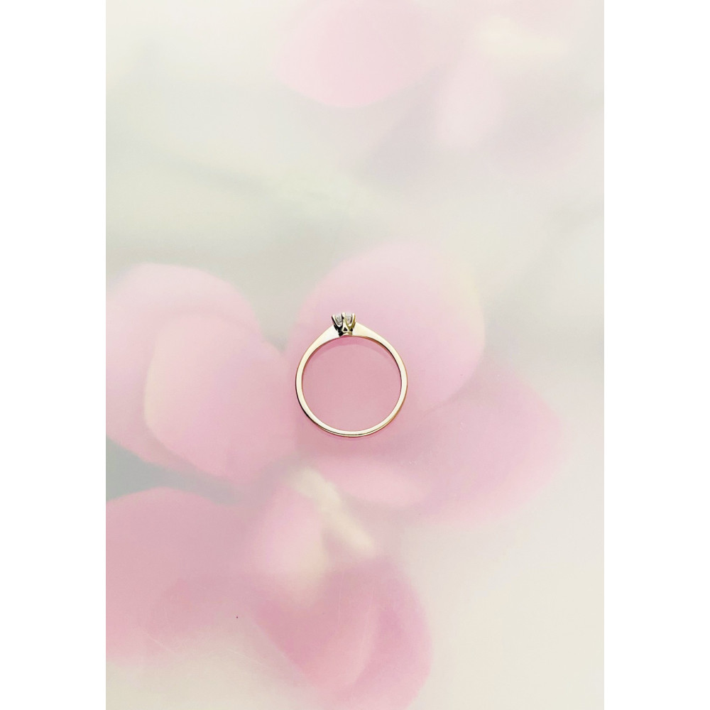 Verlobungsring mit Diamant Gold 585er 14KT