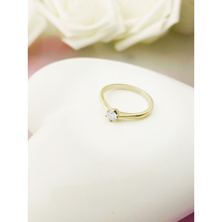 Verlobungsring mit Diamant Gold 585er 14KT