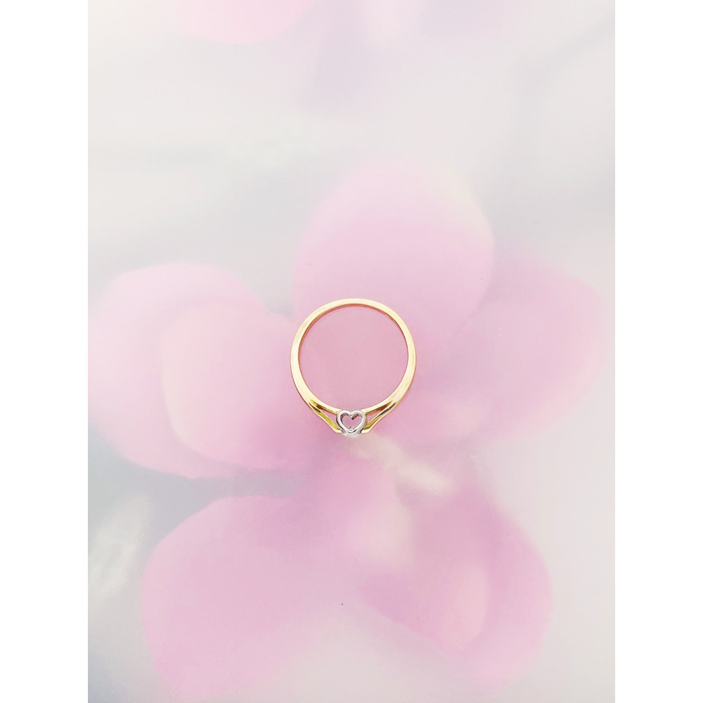 Herz Verlobungsring mit Diamant Gold 585er 14KT