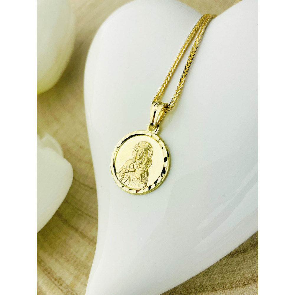 Anhänger Madonna Maria Goldanhänger Erstkommunion 585er 14KT