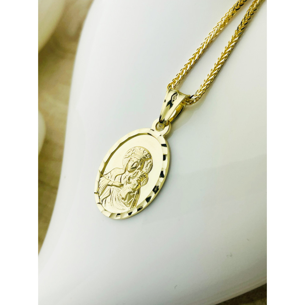 Anhänger Madonna Maria Goldanhänger Erstkommunion 585er 14KT