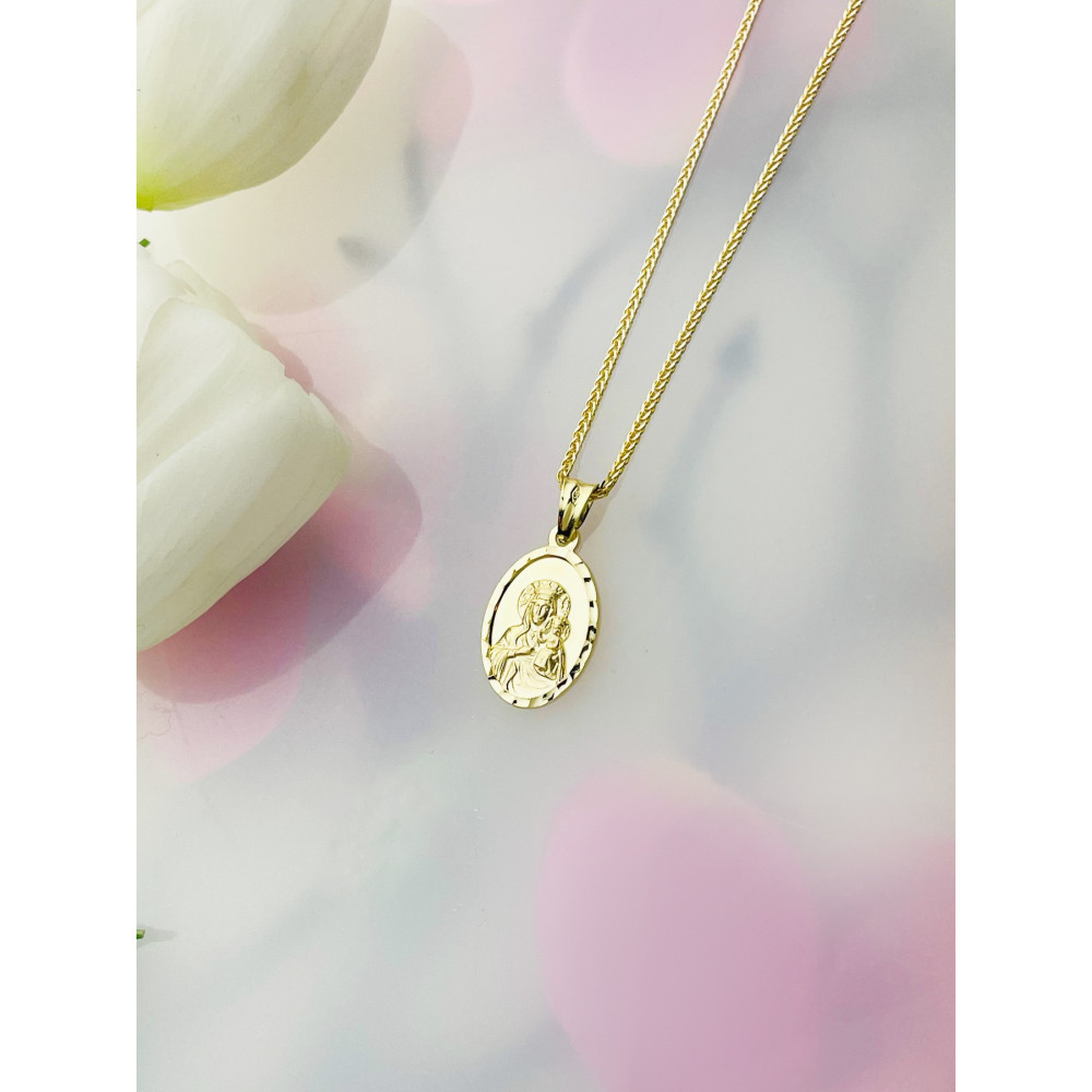 Anhänger Madonna Maria Goldanhänger Erstkommunion 585er 14KT