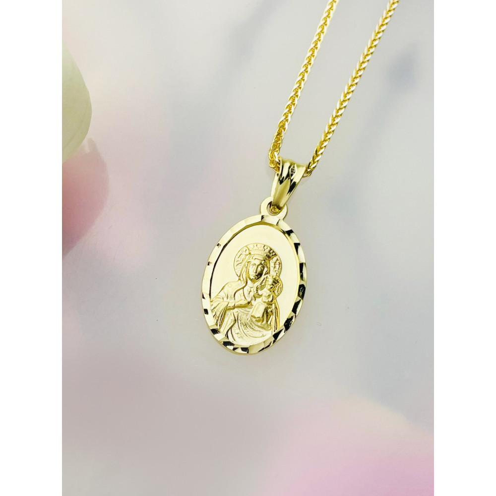 Anhänger Madonna Maria Goldanhänger Erstkommunion 585er 14KT