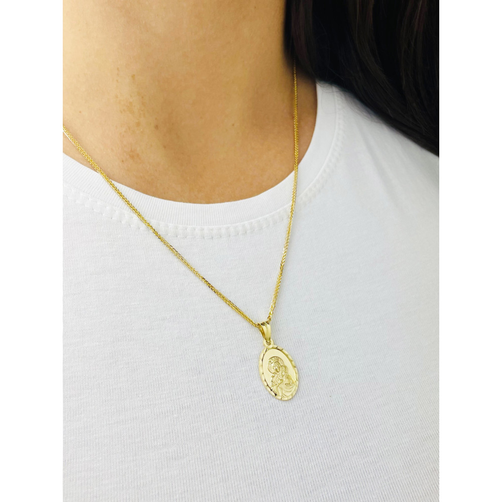 Anhänger Madonna Maria Goldanhänger Erstkommunion 585er 14KT