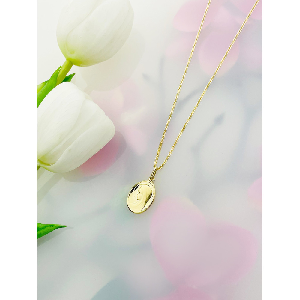 Anhänger Madonna Maria Goldanhänger Erstkommunion Golg 585er 14KT