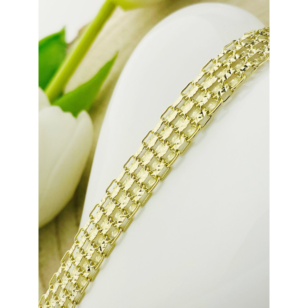 Damen Goldarmband Armband Armkette Gelbgold 585er 14KT