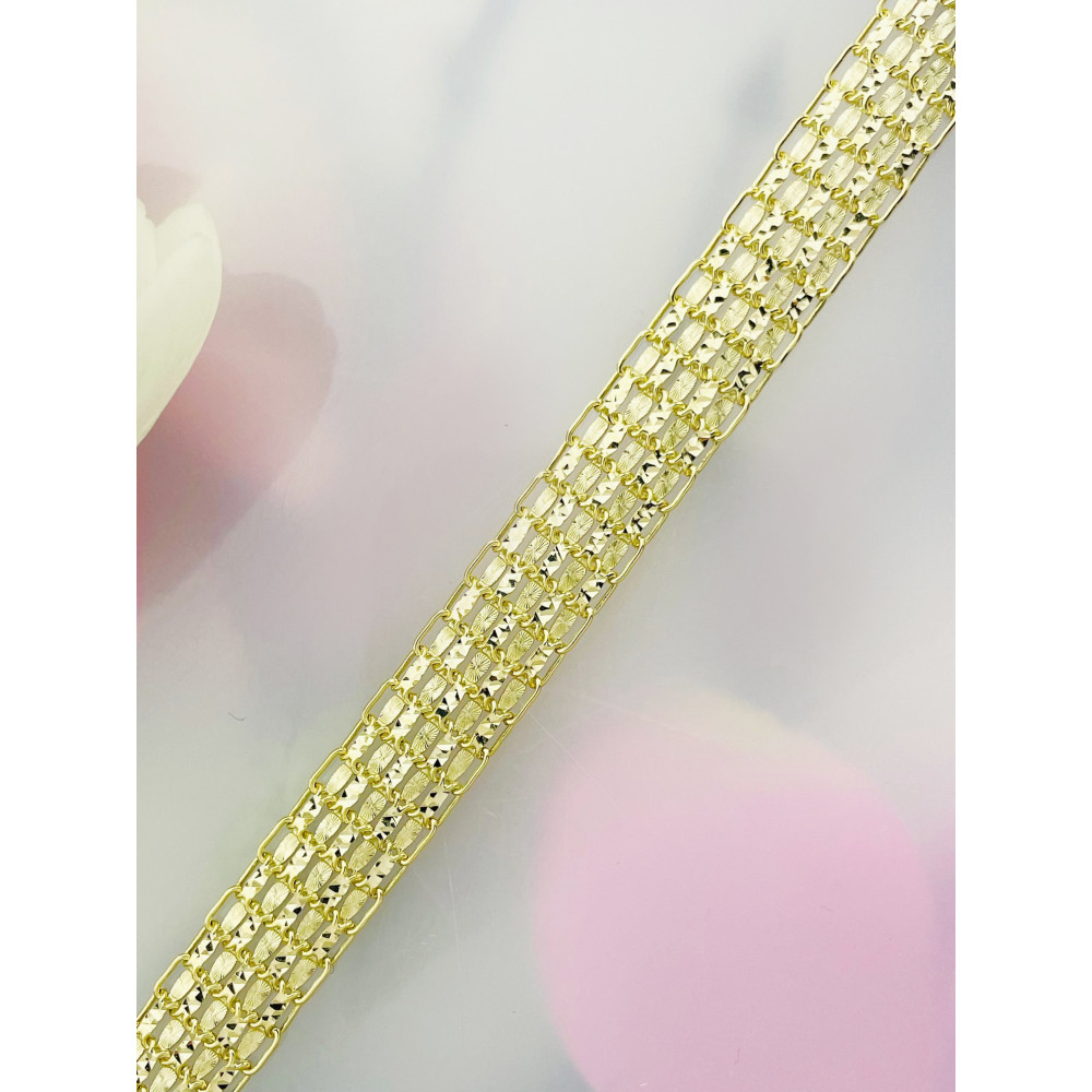 Damen Goldarmband Armband Armkette Gelbgold 585er 14KT