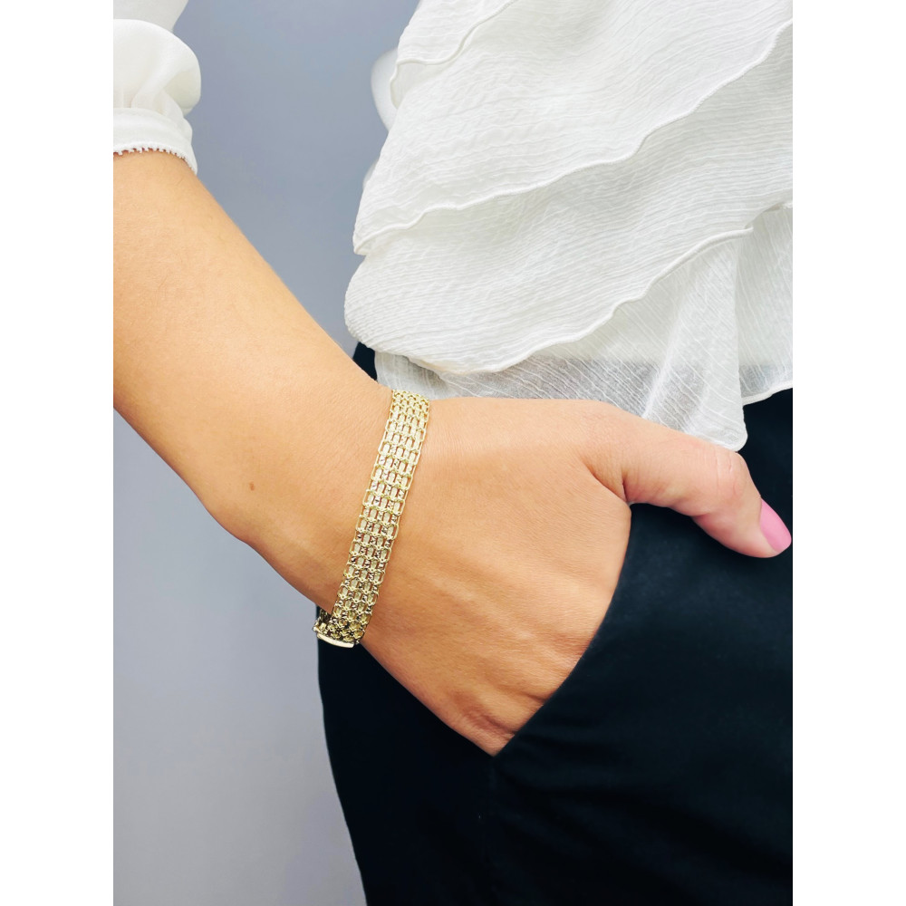 Damen Goldarmband Armband Armkette Gelbgold 585er 14KT