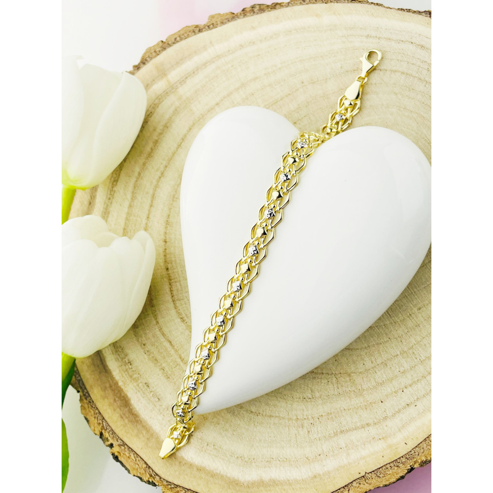 Damen Goldarmband Armband Armkette Gelbgold 585er 14KT