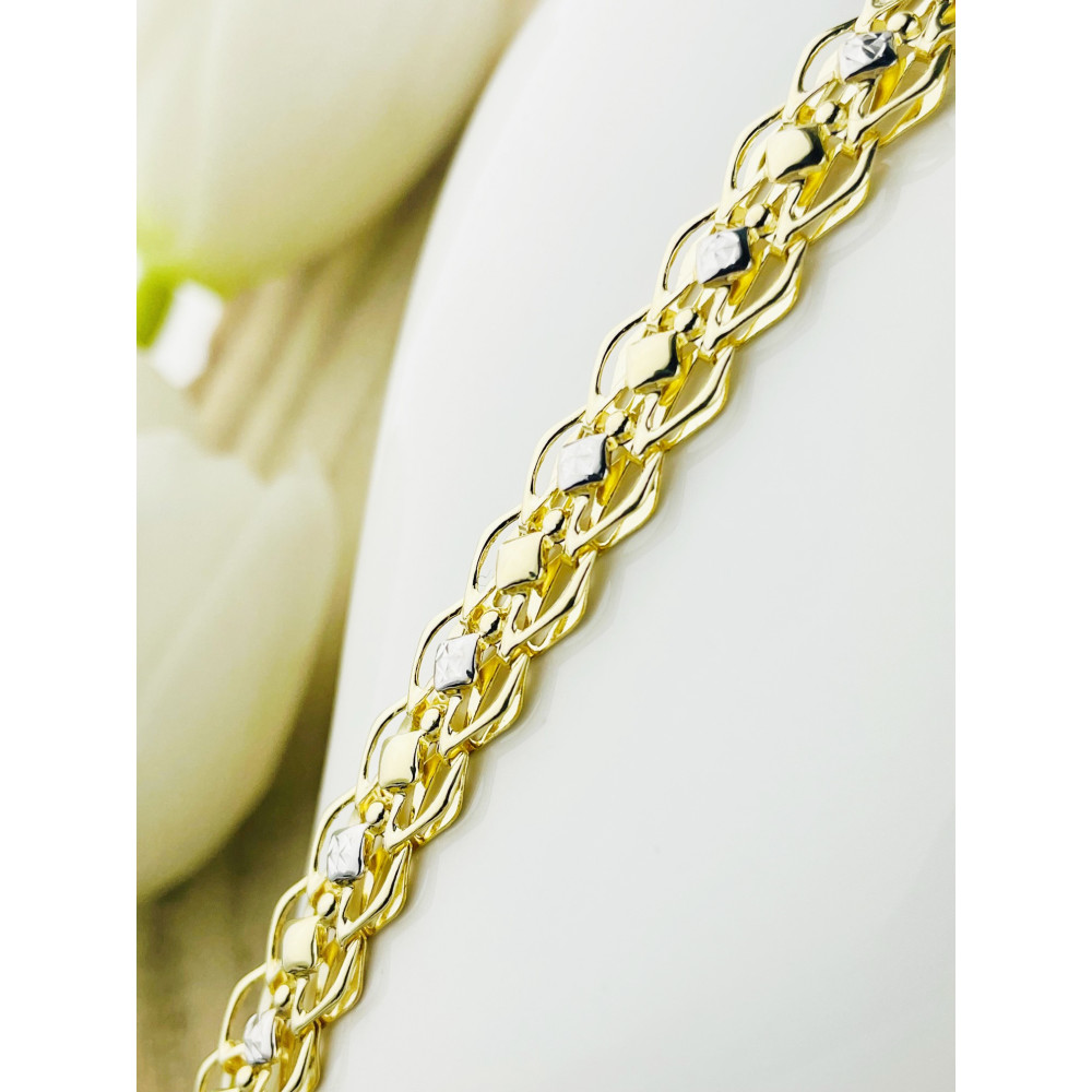 Damen Goldarmband Armband Armkette Gelbgold 585er 14KT