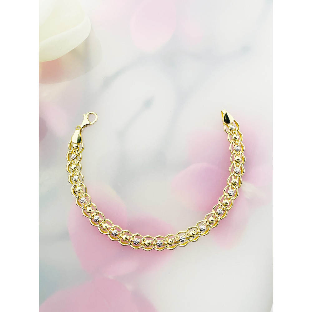 Damen Goldarmband Armband Armkette Gelbgold 585er 14KT