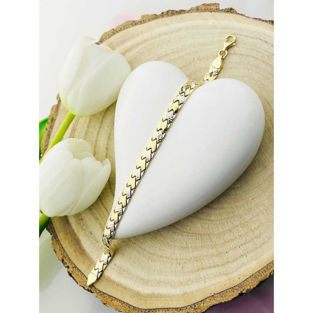 Damen Goldarmband Armband Armkette Gelbgold 585er 14KT