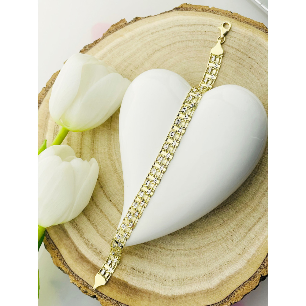 Damen Goldarmband Armband Armkette Gelbgold 585er 14KT