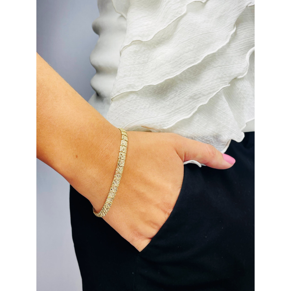 Damen Goldarmband Armband Armkette Gelbgold 585er 14KT