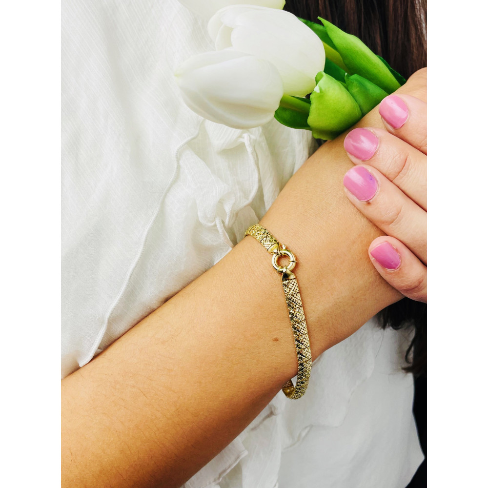 Damen Goldarmband Armband Armkette Gelbgold 585er 14KT