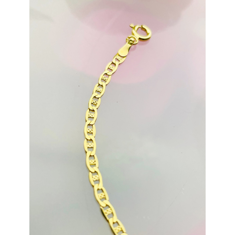 Diamondi Damen Goldarmband Armbänder Marina-Kette 585er 14KT