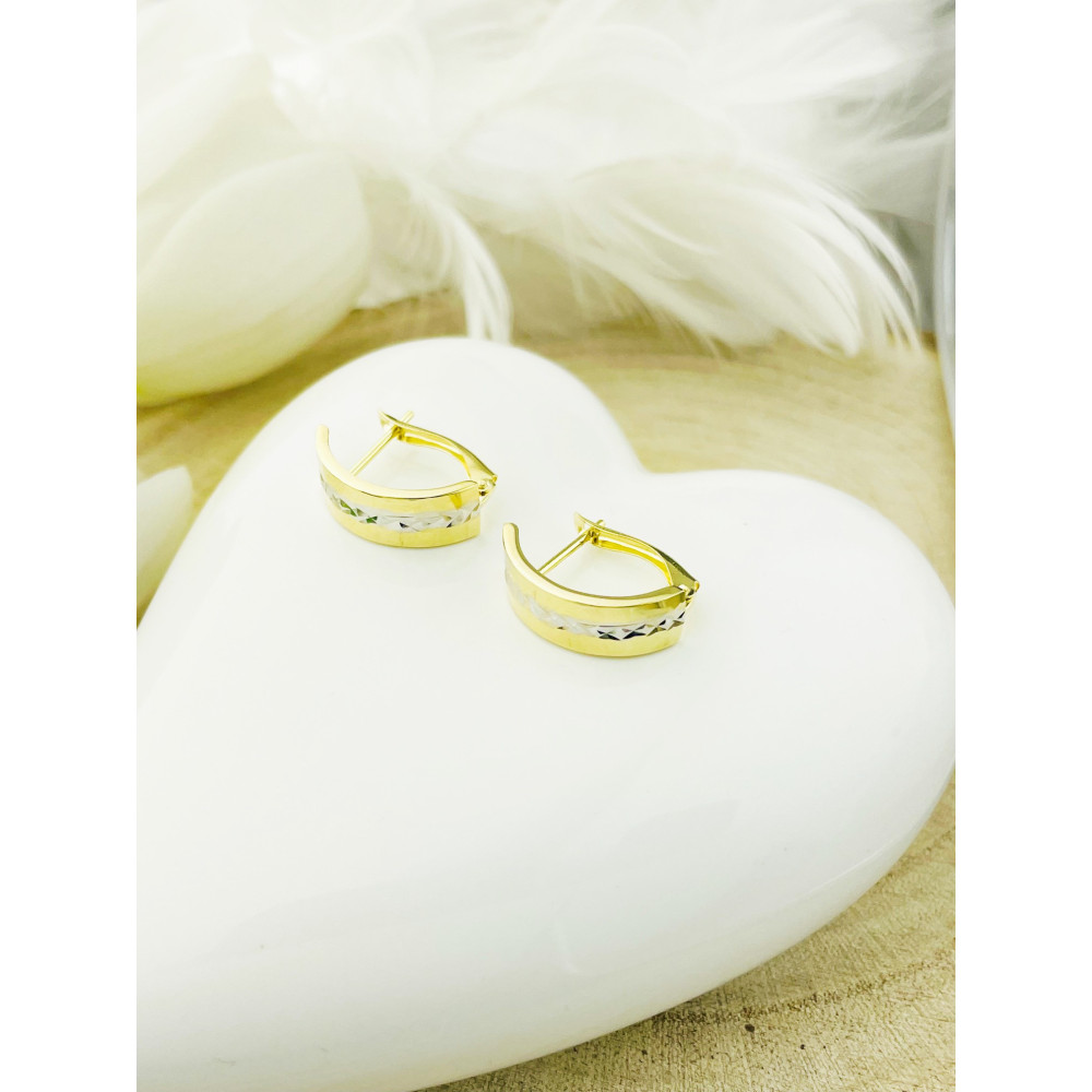 Ohrringe Ohrhänger Ohrstecker Ohrschmuck Gelbgold Paar 585er 14KT