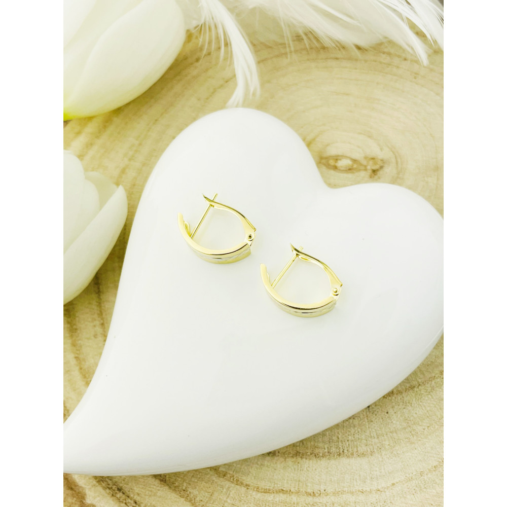 Ohrringe Ohrhänger Ohrstecker Ohrschmuck Gelbgold Paar 585er 14KT