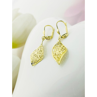 Gold Ohrringe Ohrhänger Ohrstecker Ohrschmuck Paar Gelbgold 585er 14KT