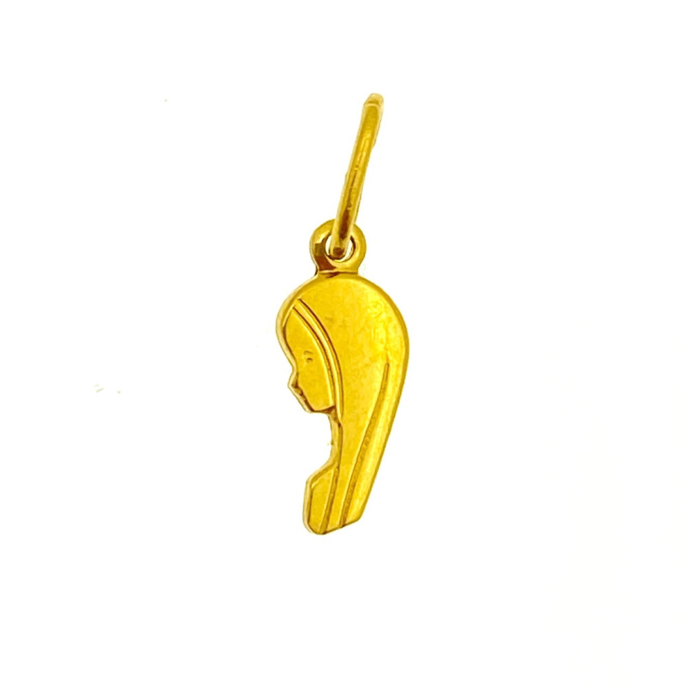 Złoty Medalik Zawieszka Matka Boska Fatimska