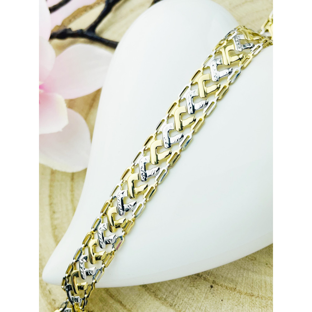 Damen Goldarmband Armband Armkette Gelbgold 375er