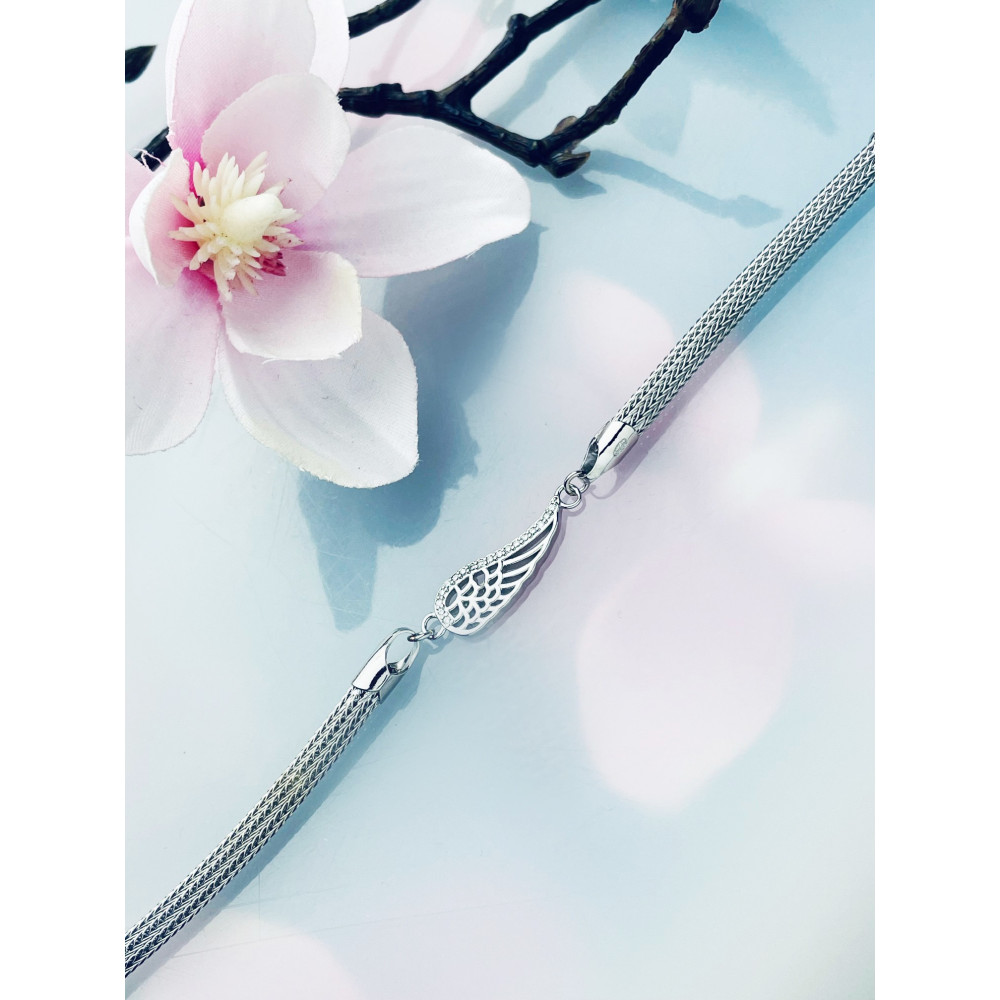 copy of Złota bransoletka celebrytka serce nieskończoność