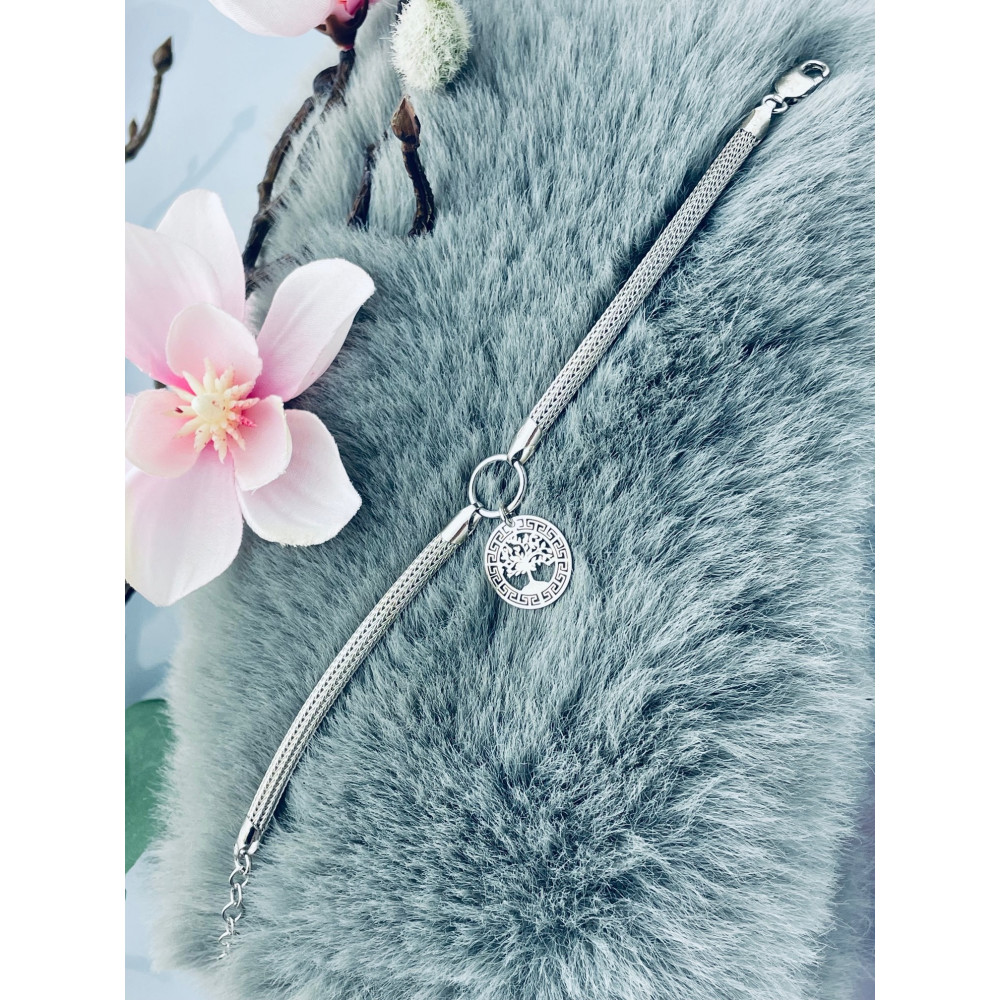 Baum Armband 925 Silber Damen Kinder