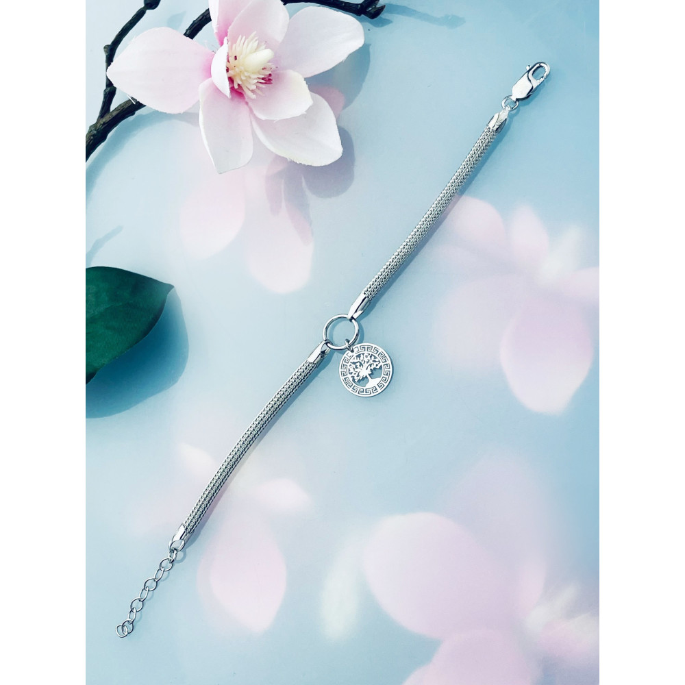 Baum Armband 925 Silber Damen Kinder