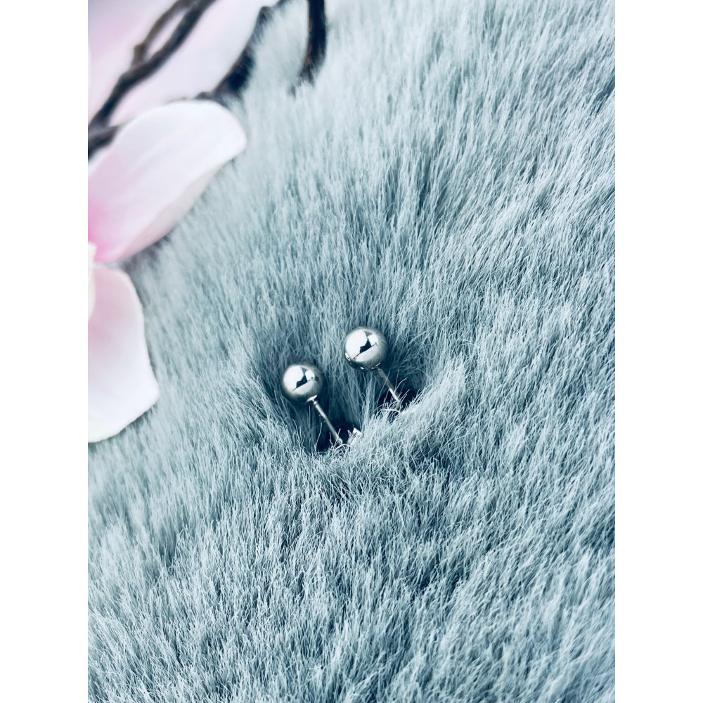 Srebrne kolczyki kulki kuleczki