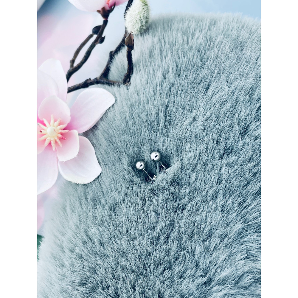 Ball 925 Silber Ohrringe Damen Kinder