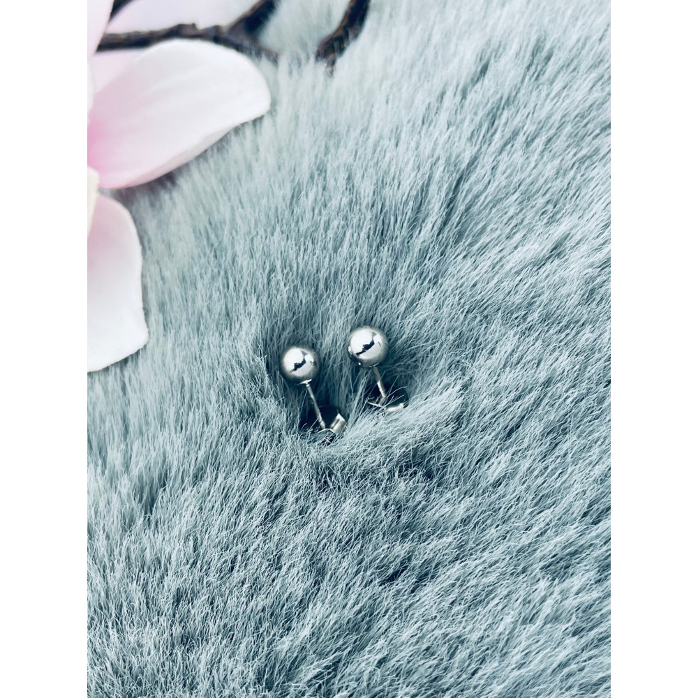 Srebrne kolczyki kulki kuleczki