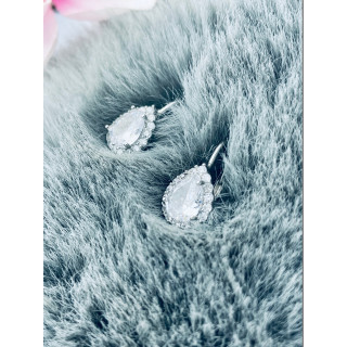 Träne 925 Silber Ohrringe mit Zirkonia