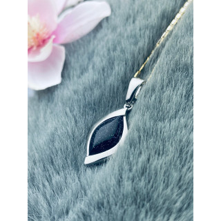 Srebrny wisiorek zawieszka Noc Kairu ognik łezka