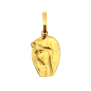 Złoty Medalik Zawieszka Matka Boska Fatimska