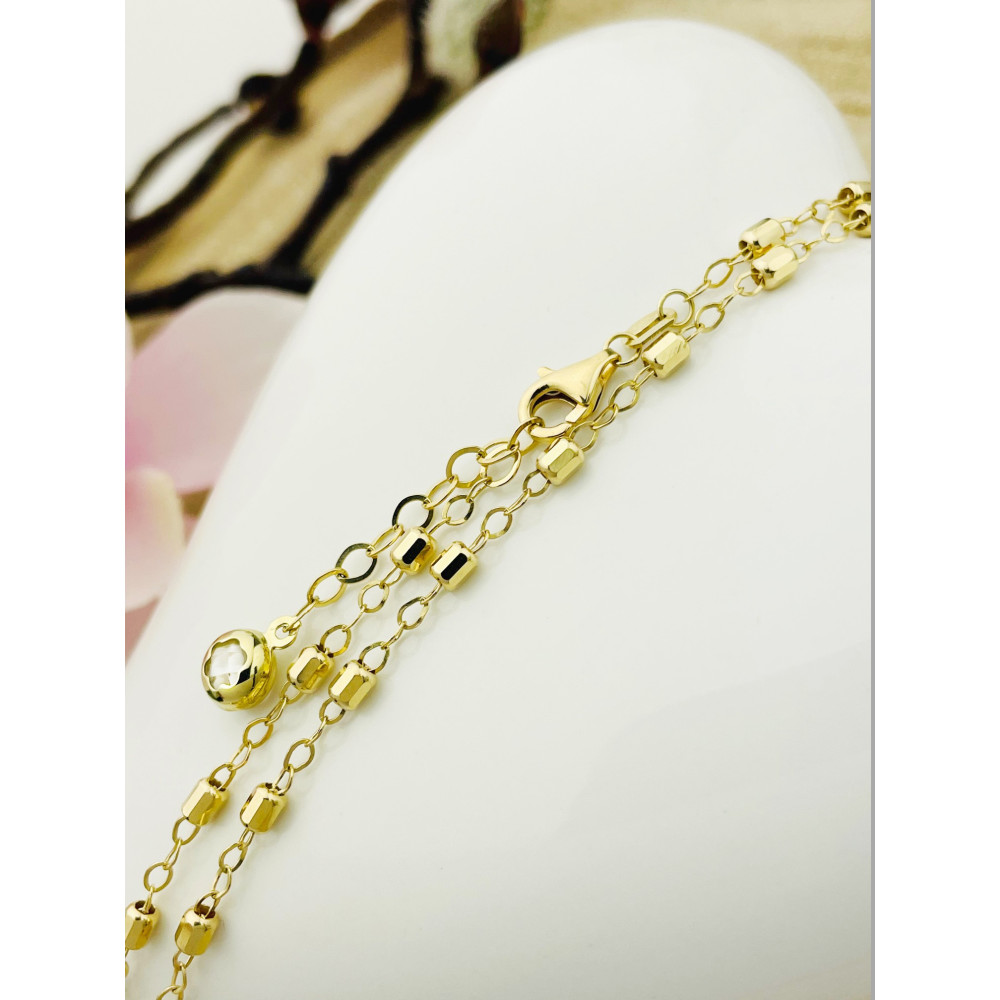 Goldkette Halskette Kugelkette Kette Collier Gold 585er 14KT