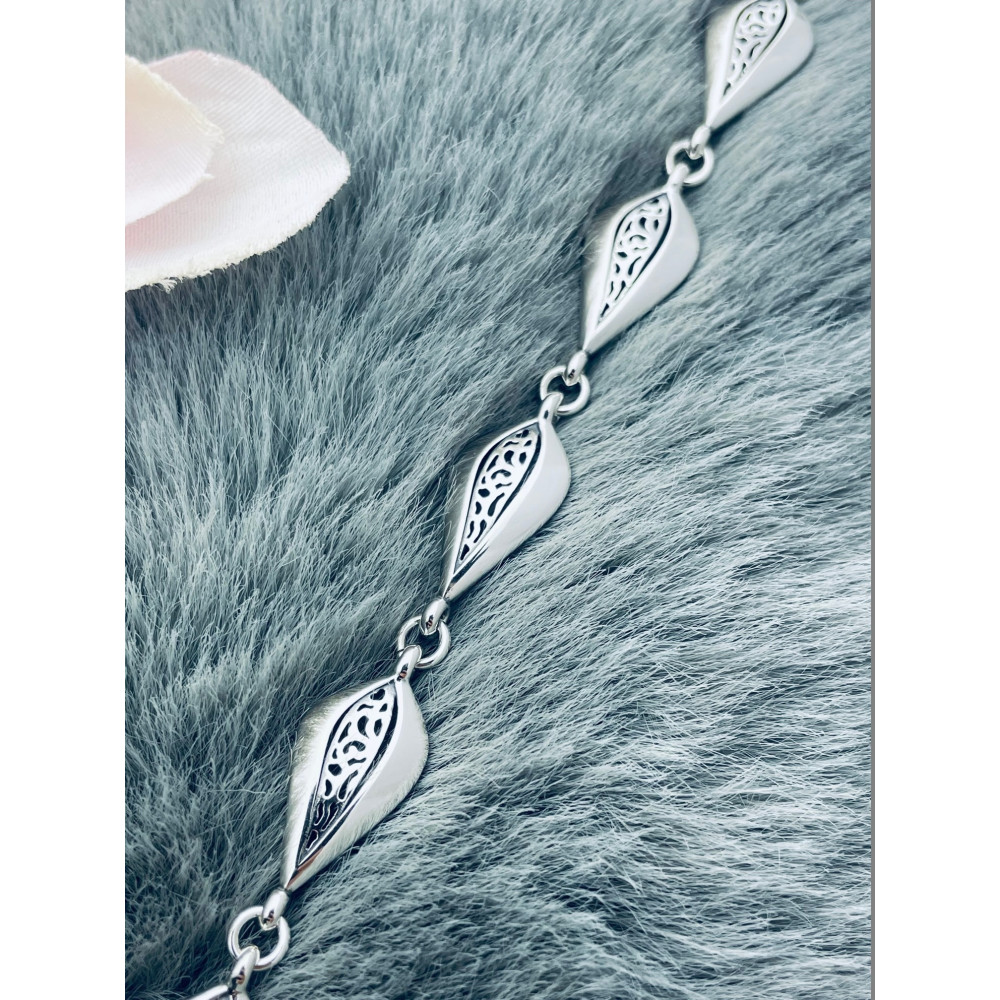 Träne Armband 925 Silber Damen