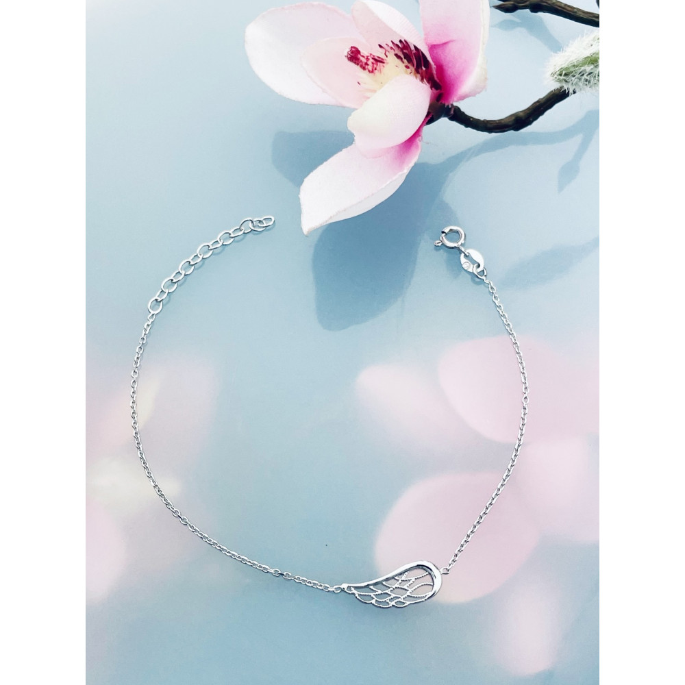 Flügel Armband 925 Silber Damen Kinder