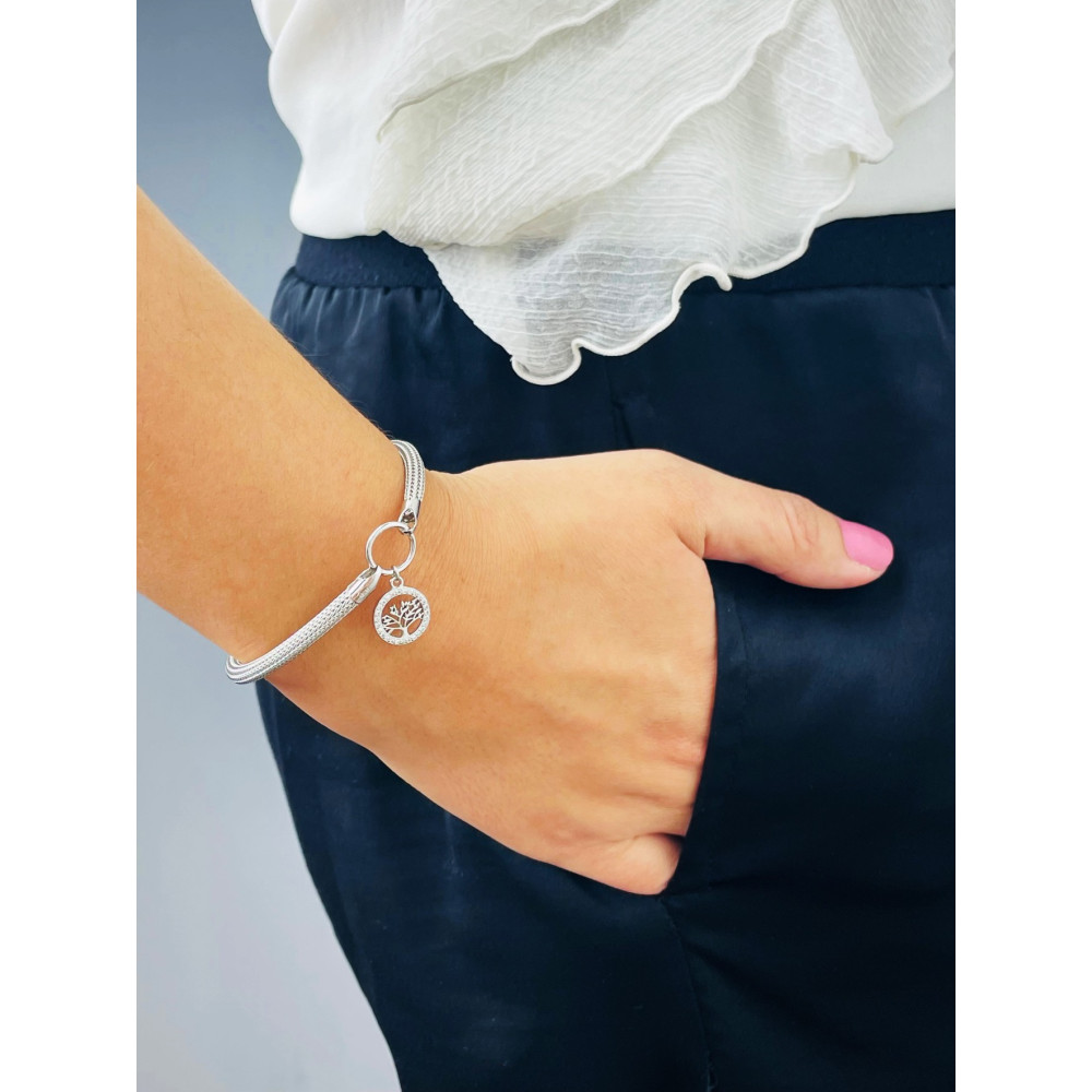 Baum Armband 925 Silber mit Zirkonia Damen Kinder