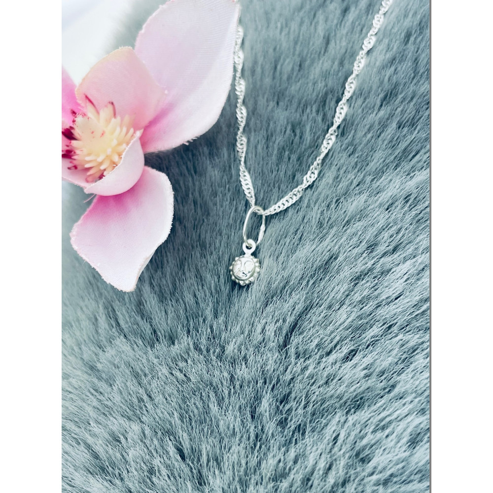 copy of Złoty wisiorek zawieszka rozeta ażurowa