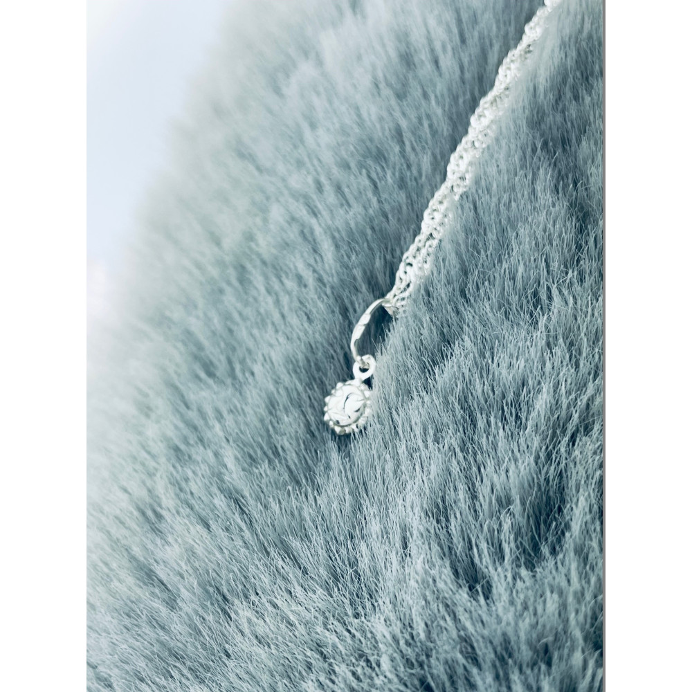 Silber Damen Medaillon Anhänger Sonne