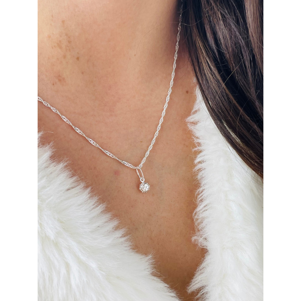 copy of Złoty wisiorek zawieszka rozeta ażurowa