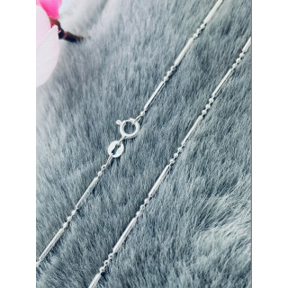 925 Silber Halskette Collier Kugelkette Figaro-kette