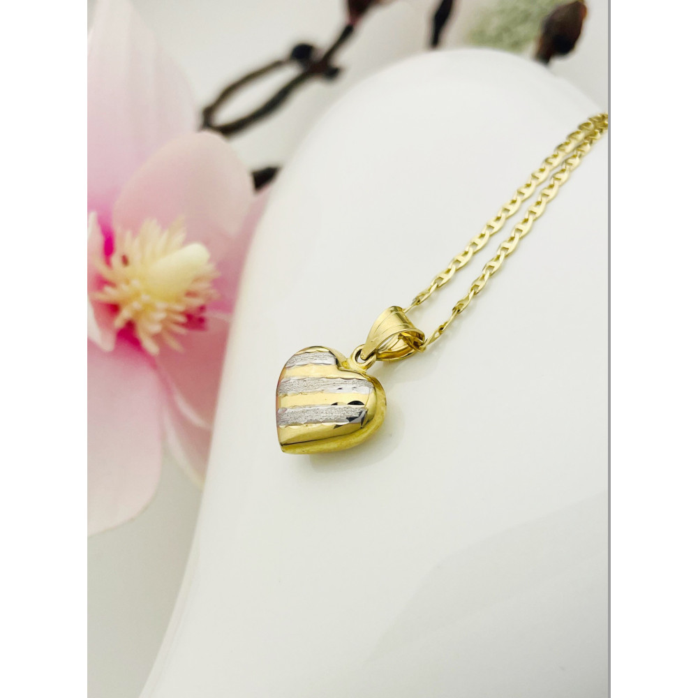 copy of Złoty wisiorek zawieszka rozeta ażurowa