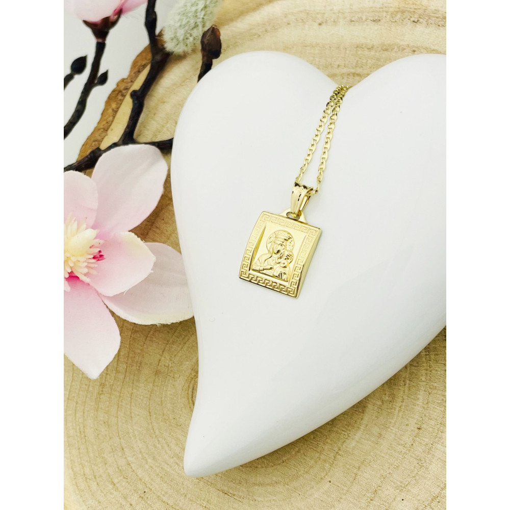 Anhänger Madonna Maria Goldanhänger Erstkommunion 585er 14KT