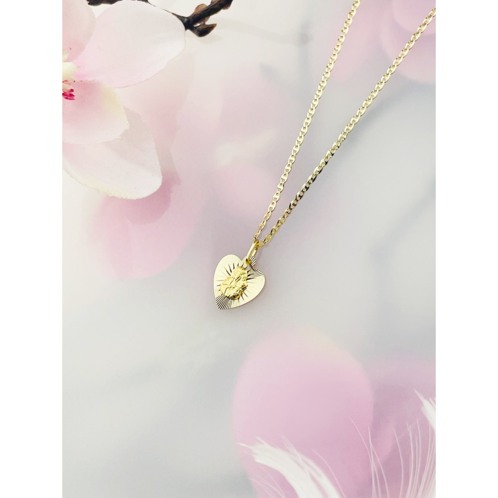 Anhänger Madonna Maria Goldanhänger Erstkommunion 585er 14KT