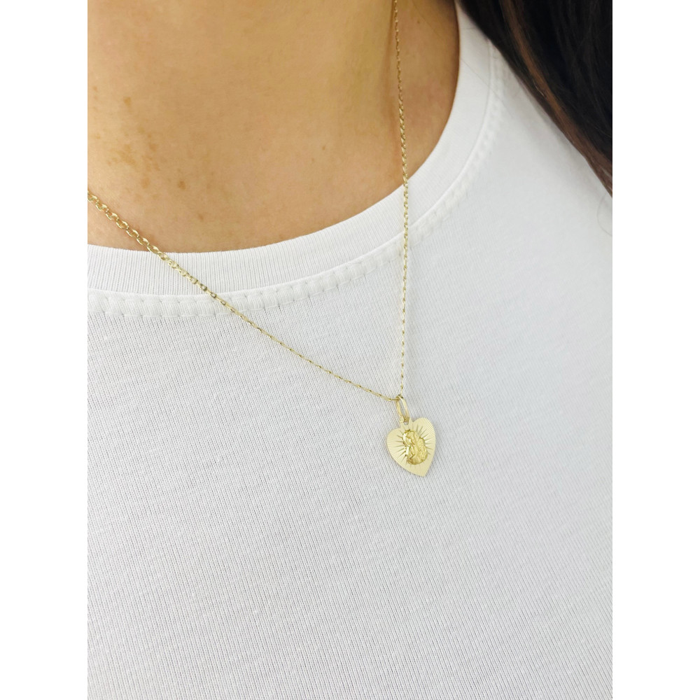 Anhänger Madonna Maria Goldanhänger Erstkommunion 585er 14KT